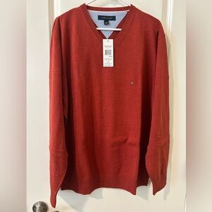 Tommy Hilfiger Men’s Red Sweater. New. XL